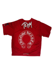 Chrome Hearts x Matty Boy PPO Form Team Mesh Warm Up Jersey T-Shirt Red - Lightly Pre-Owned Size M