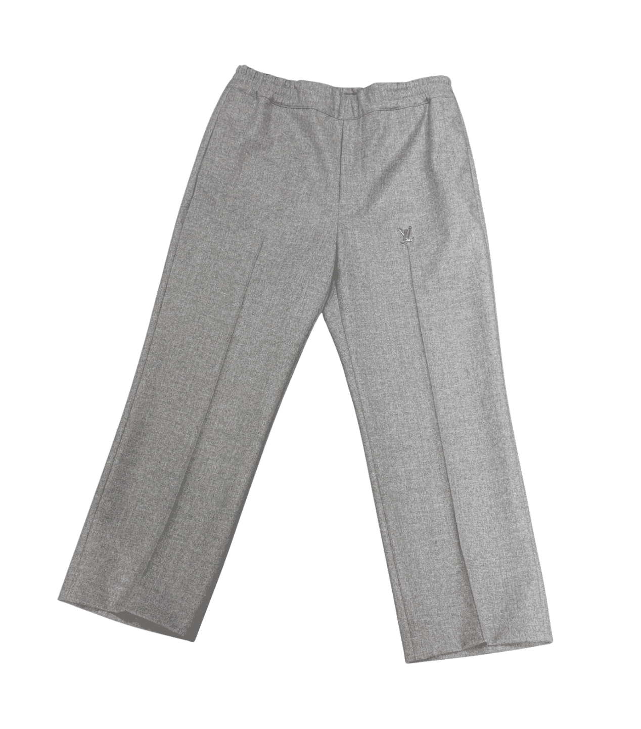 Louis Vuitton Tailored Technical Wool Track Pants - Lightly Pre-Owned Size 32