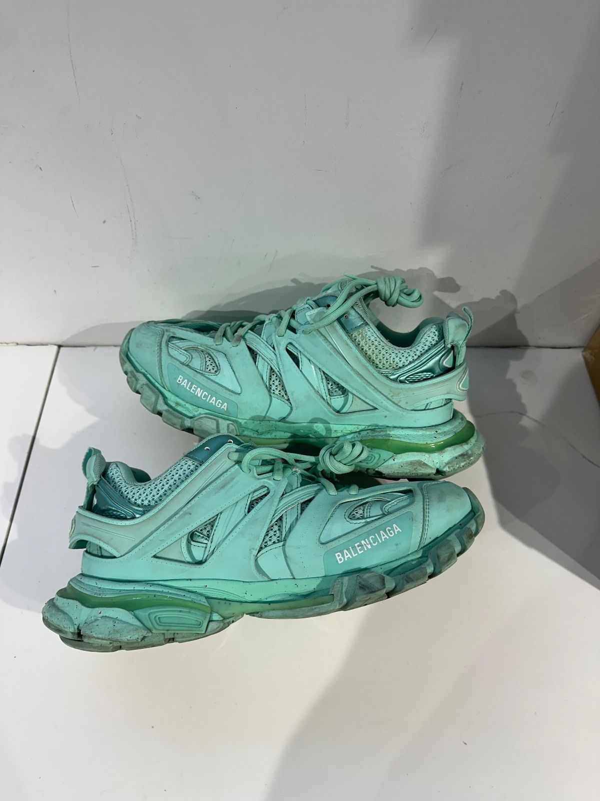 Balenciaga Track Recycled Green - Pre-Owned Size 9 (No original box)