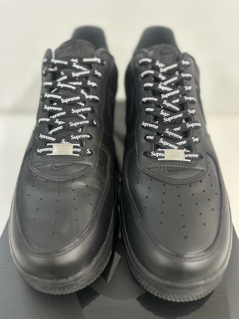 Nike Air Force 1 Low Supreme Black - Pre-Owned Size 12.5
