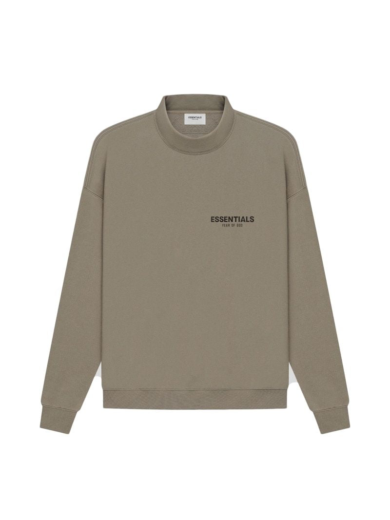 Fear of God Essentials Mock Neck Sweater Taupe (Preowned Size M) - Pre-Owned