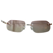 Cartier CT00280 gold Rimless Panthere Eyeglasses (Preowned OS) - Pre-Owned