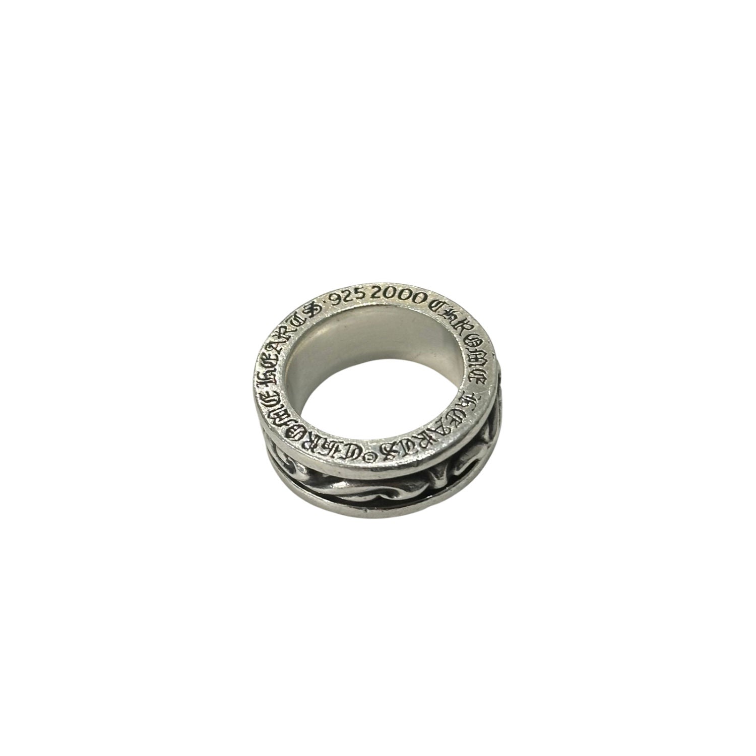 Chrome Hearts Scroll Spinner Ring - Gently Used