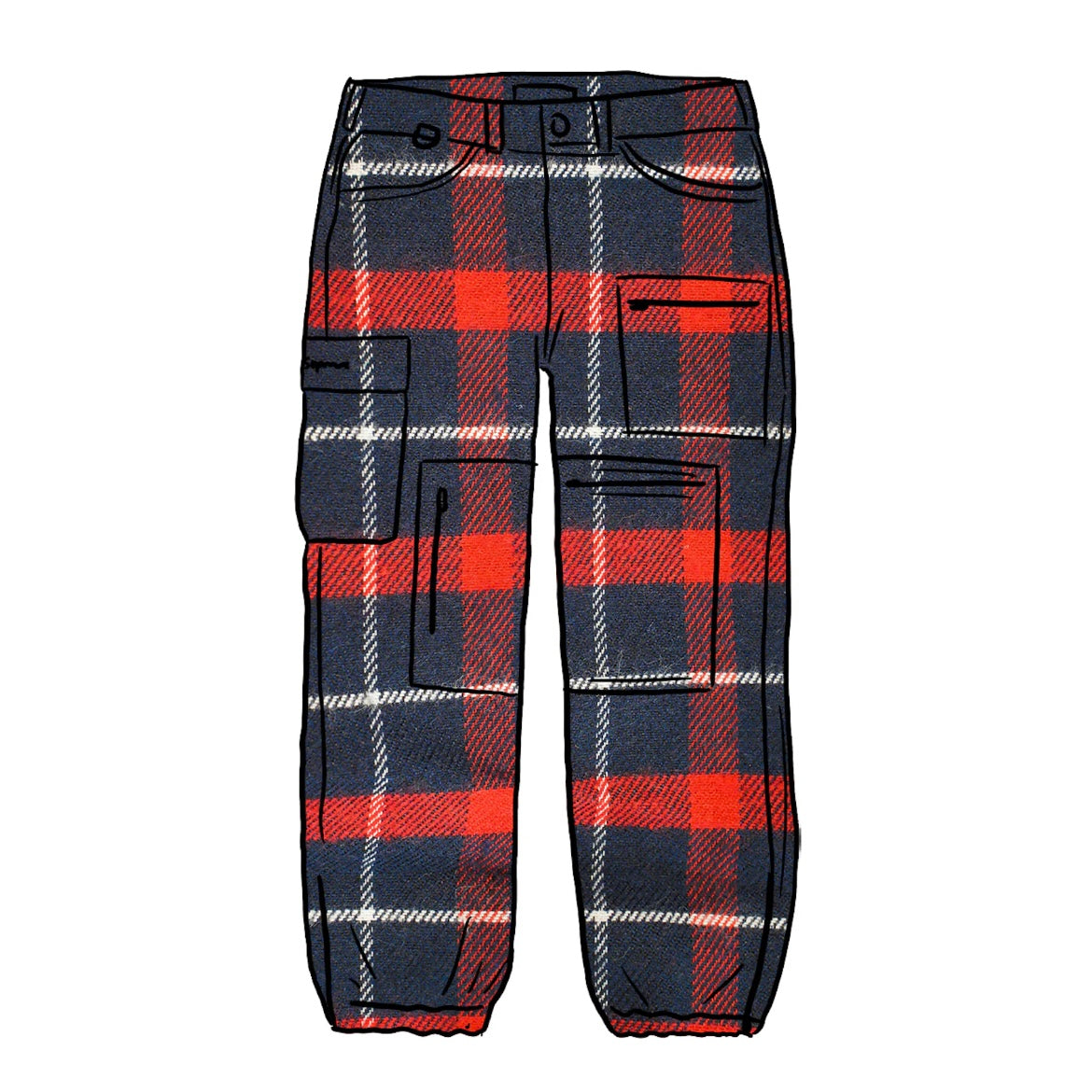 Supreme Cargo Flight Pant (SS21) Tartan