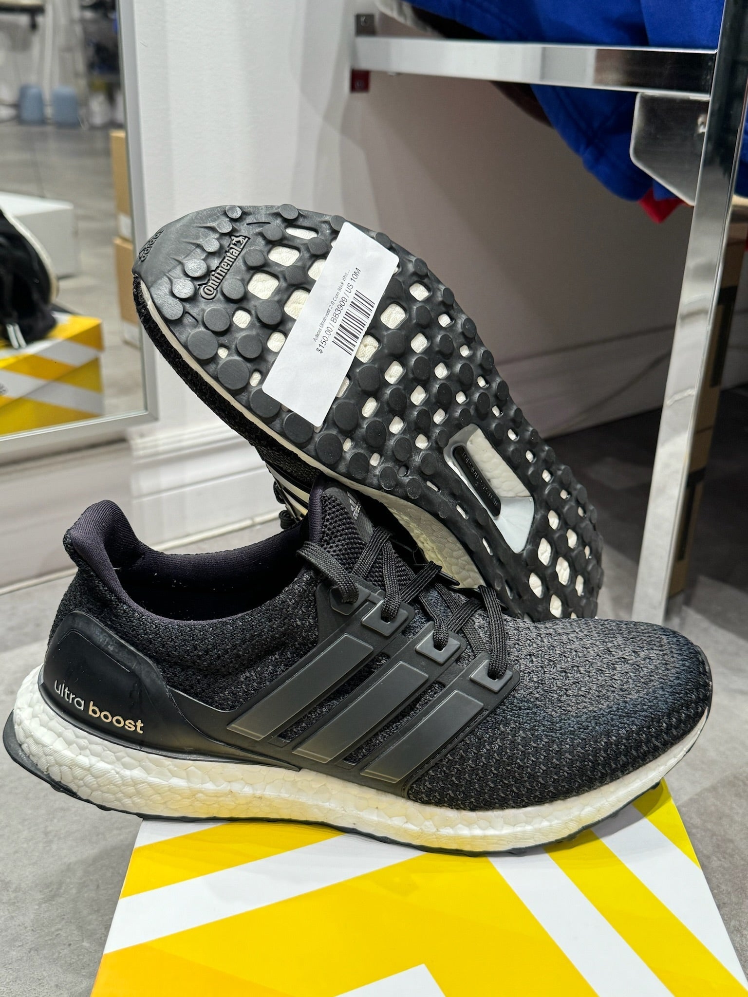 Adidas Ultraboost 2.0 Core Black White (Preowned) - Pre-Owned