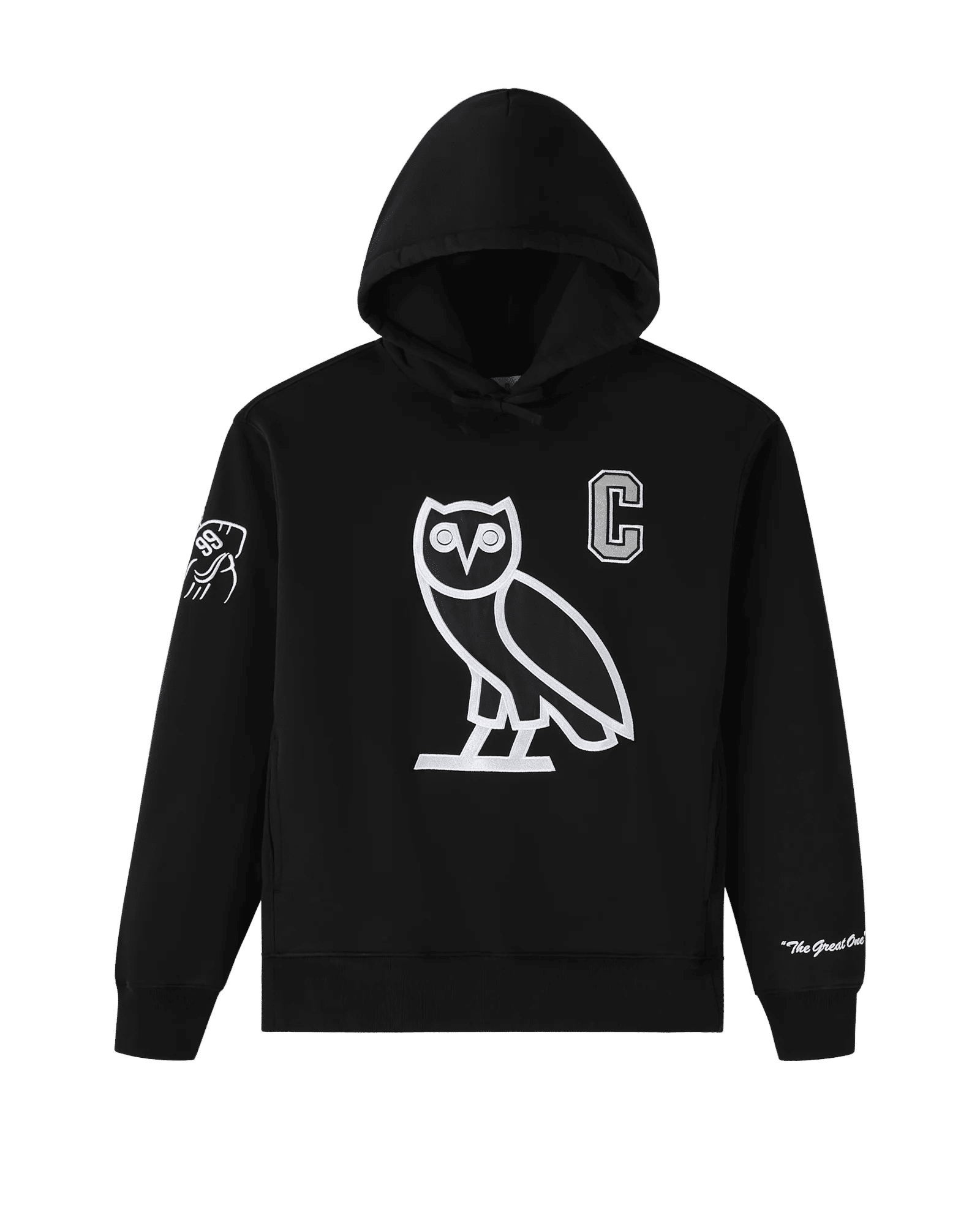 OVO Gretzky Icon Hoodie Black (Preowned Size L) - Pre-Owned