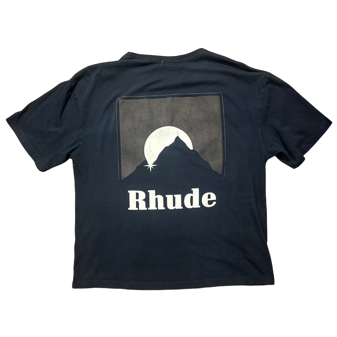 Rhude Vintage Black Moonlight T-Shirt (Preowned)