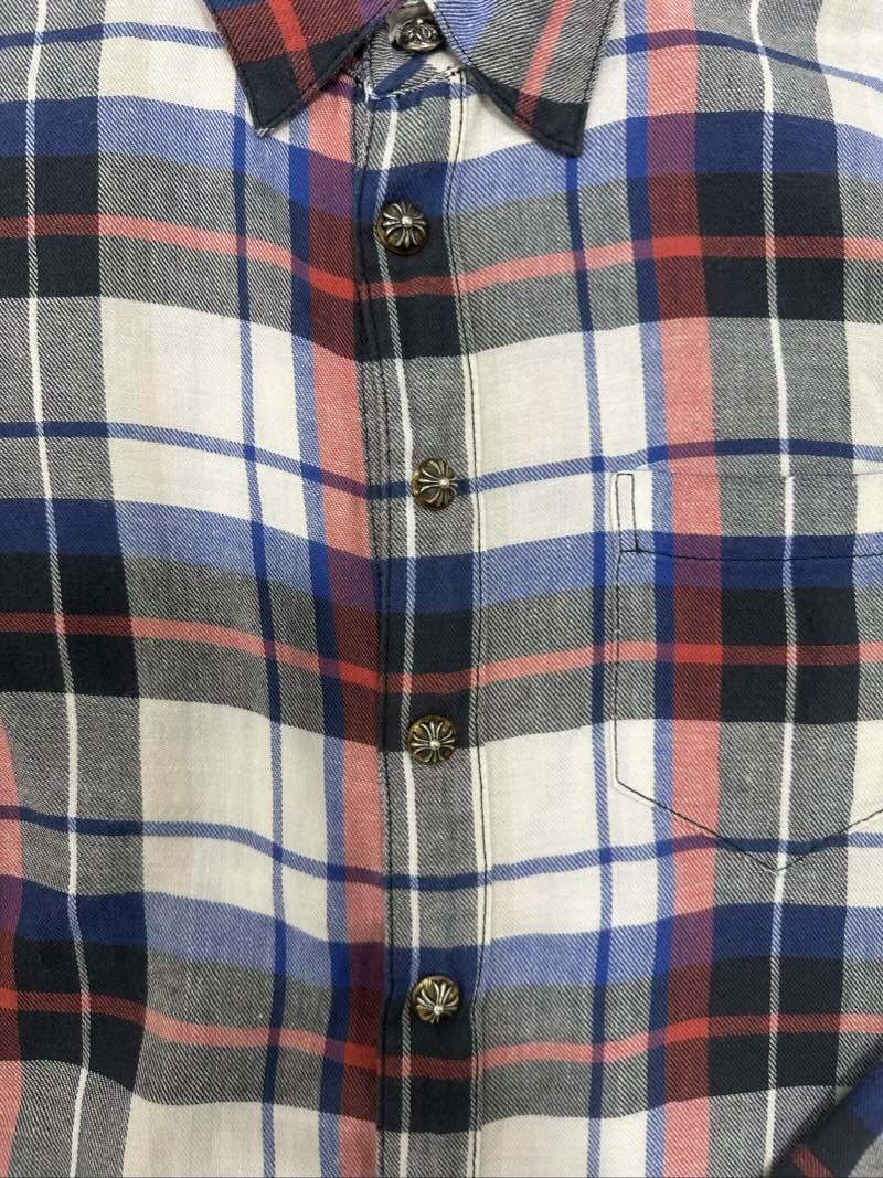 Chrome Hearts Matty Boy Sex Records Cross Patch Flannel - Pre-Owned Size S