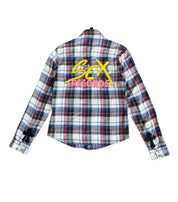 Chrome Hearts Matty Boy Sex Records Cross Patch Flannel - Pre-Owned Size S