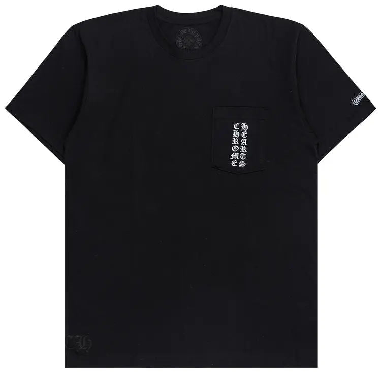 Chrome Hearts Tokyo Exclusive Scroll Logo T-Shirt Black