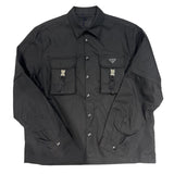 Prada Re-Nylon Patch Pocket w/ Strap Jacket Black