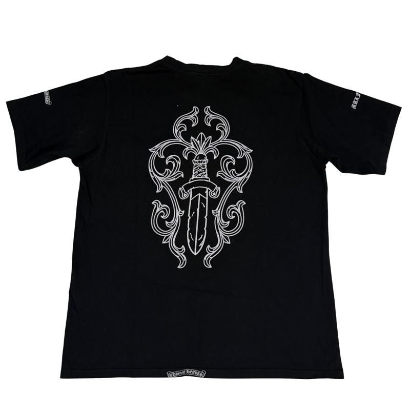 Chrome Hearts Maxfield Exclusive Dagger Logo T-Shirt Black - Lightly Used Size M