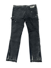 Gallery Dept. Paint Splatter Flare Carpenter Pants Green (Preowned Size 38) - Pre-Owned