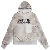 Satoshi Nakamoto Cargo Hoodie Dirty White