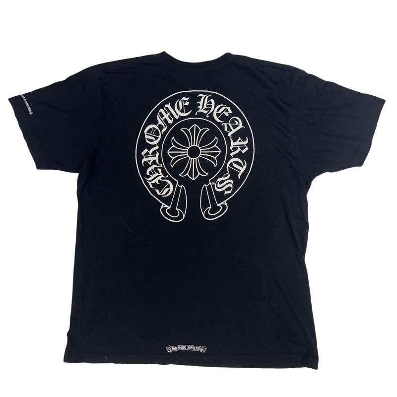 Chrome Hearts Horseshoe Logo T-Shirt Black - Pre-Owned Size XL