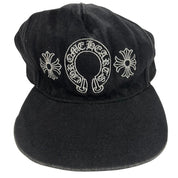 Chrome Hearts Horseshoe Denim Baseball Hat Black - Pre-Owned