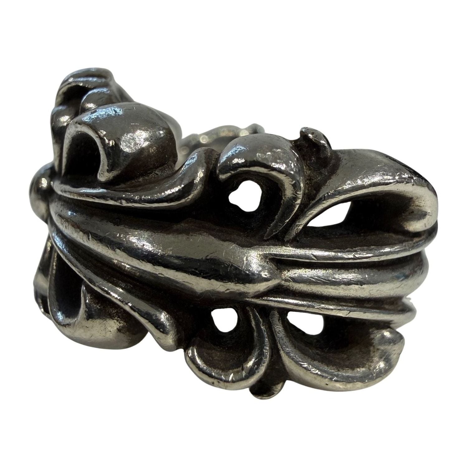 Chrome Hearts Double Floral Ring - Lightly Pre-Owned Size 10.5