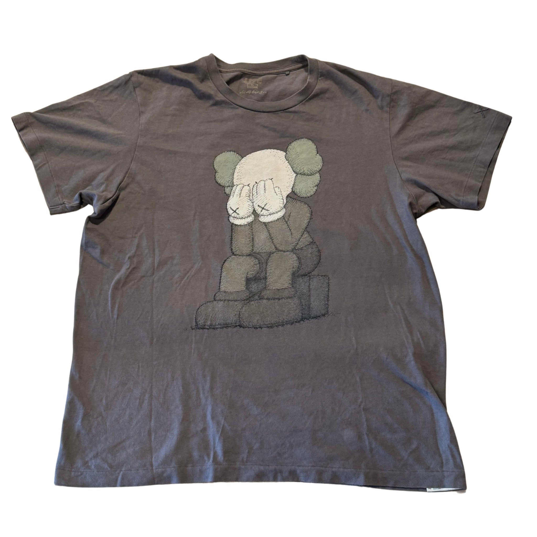 Kaws X Uniqlo Passing Through Tee Brown (Preowned) - Pre-Owned