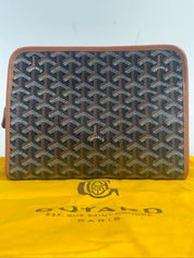 Goyard Jouvence Toiletry Bag PM Black/Tan - Lightly Used