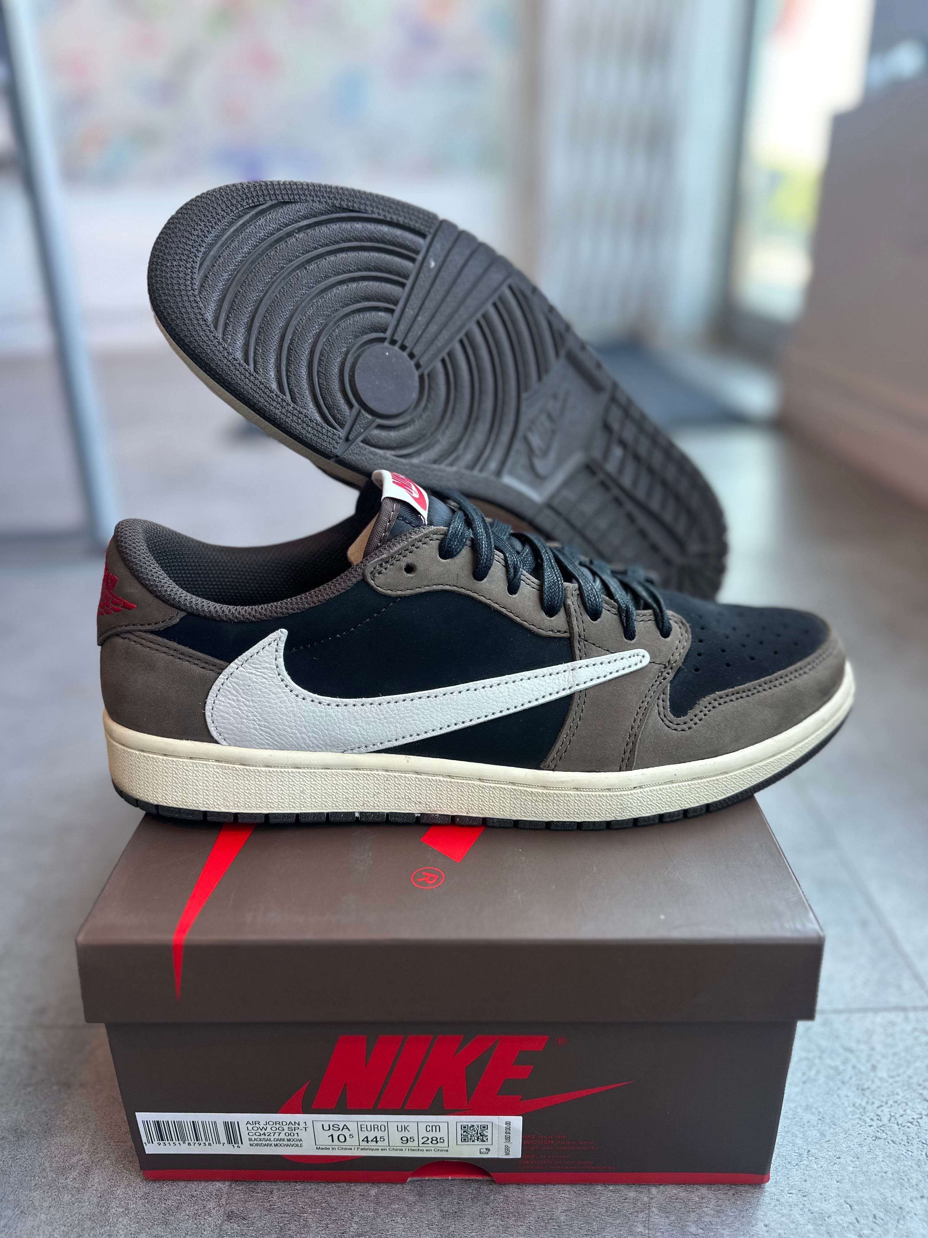 Jordan 1 Retro Low OG SP Travis Scott Mocha (Preowned Size 10.5)