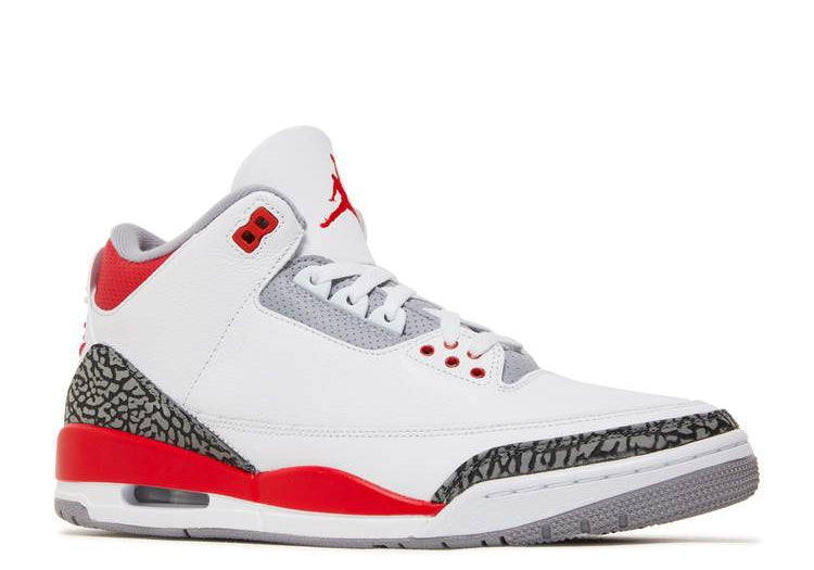 Jordan 3 Retro Fire Red (2022) (Preowned Size 8.5)