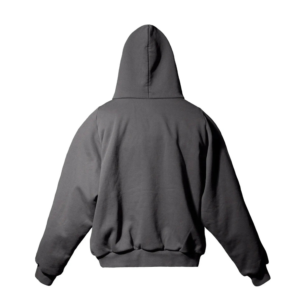 Yeezy Gap Logo Shrunken Hoodie Dark Grey