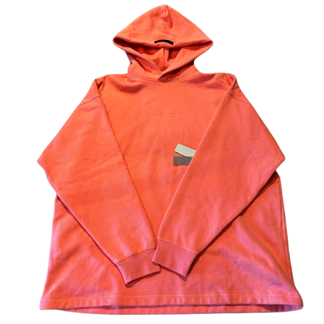 Fear of God Essentials Relaxed Hoodie (FW22) Coral (Preowned)