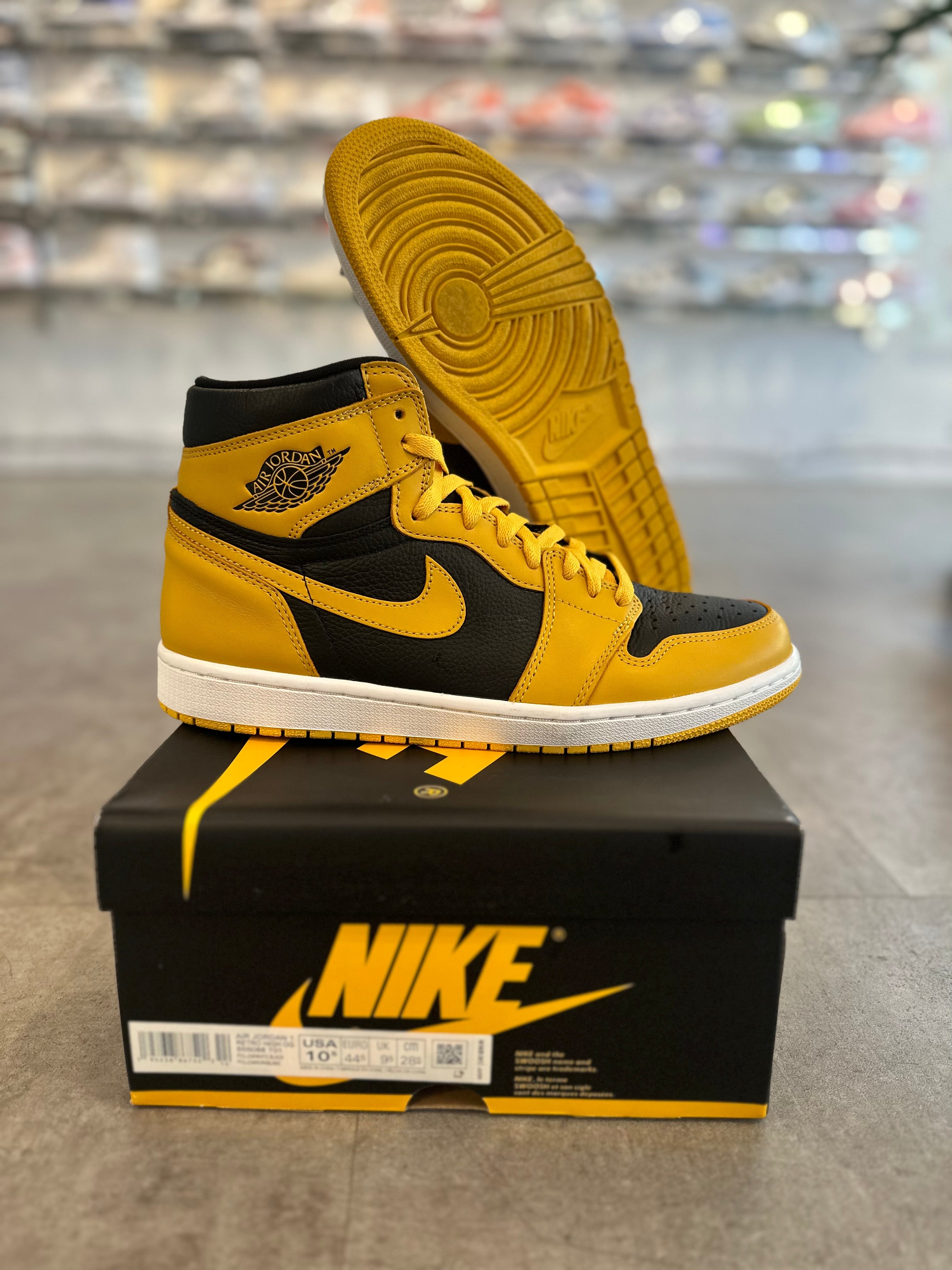 Jordan 1 Retro High OG Pollen (Preowned Size 10.5 9/10)