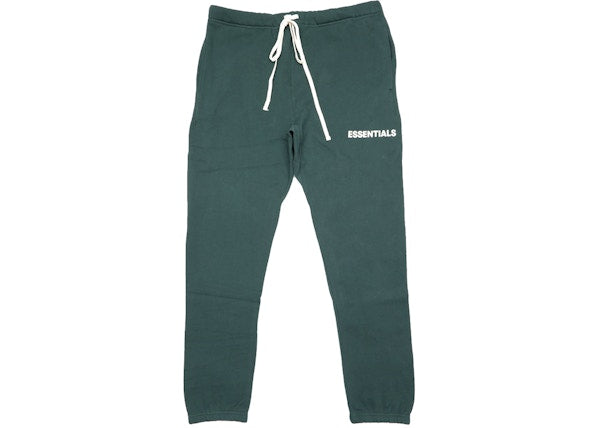 Fear of God Essentials Graphic Drawstring Sweatpants Green (Preowned)