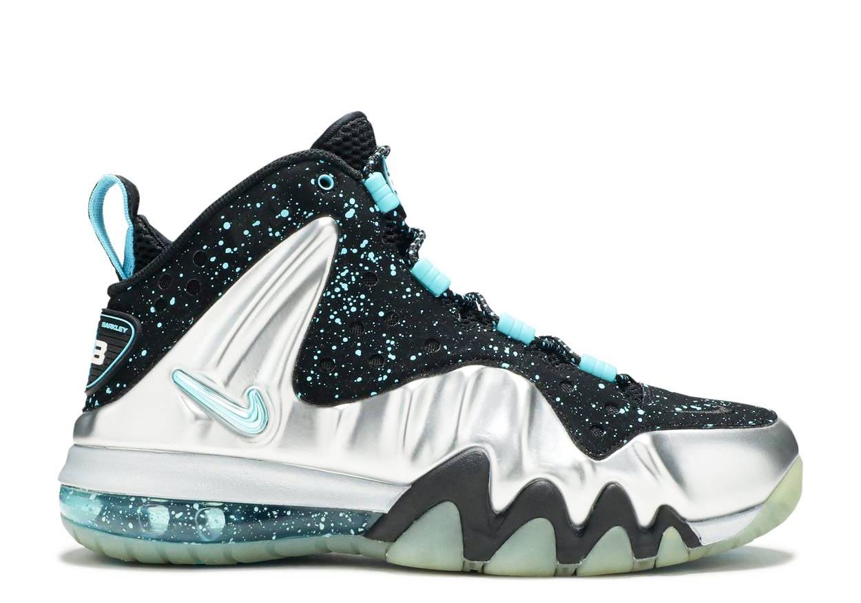 Nike Barkley Posite Max Metallic Silver Gamma Blue (Preowned)