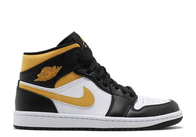 Jordan 1 Mid White Pollen Black (Preowned)