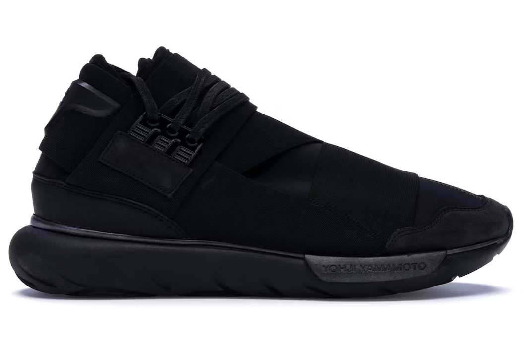 Y-3 Qasa High Triple Black (Preowned Size 10.5)