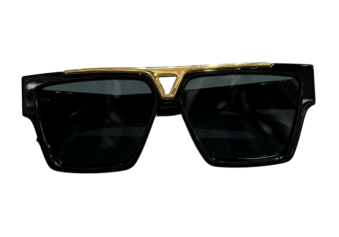 Louis Vuitton Evidence Sunglasses Black Gold (Preowned)