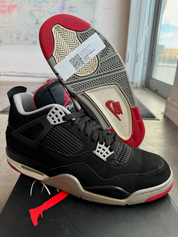 Air Jordan 4 Retro Bred (2019) (Preowned Size 10.5)