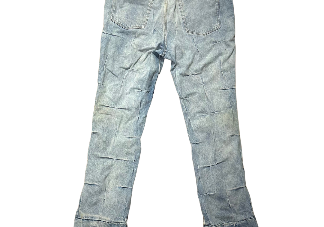 Who Decides War Blue Gathered Jeans (Preowned)