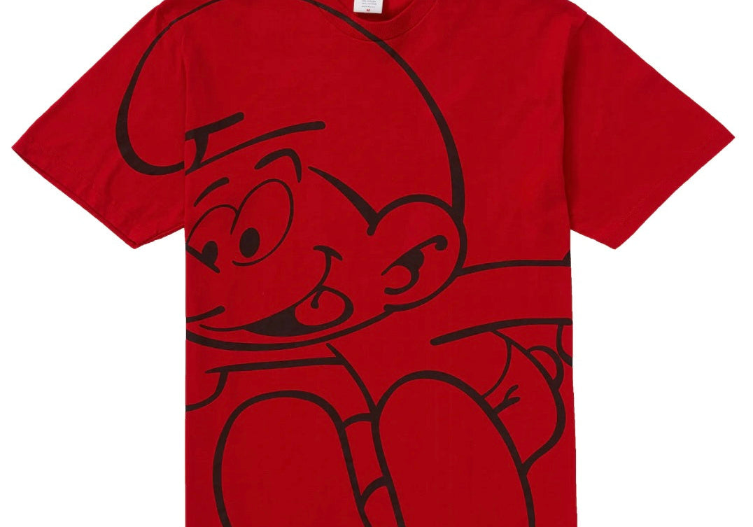 Supreme Smurfs Tee Red (FW20)