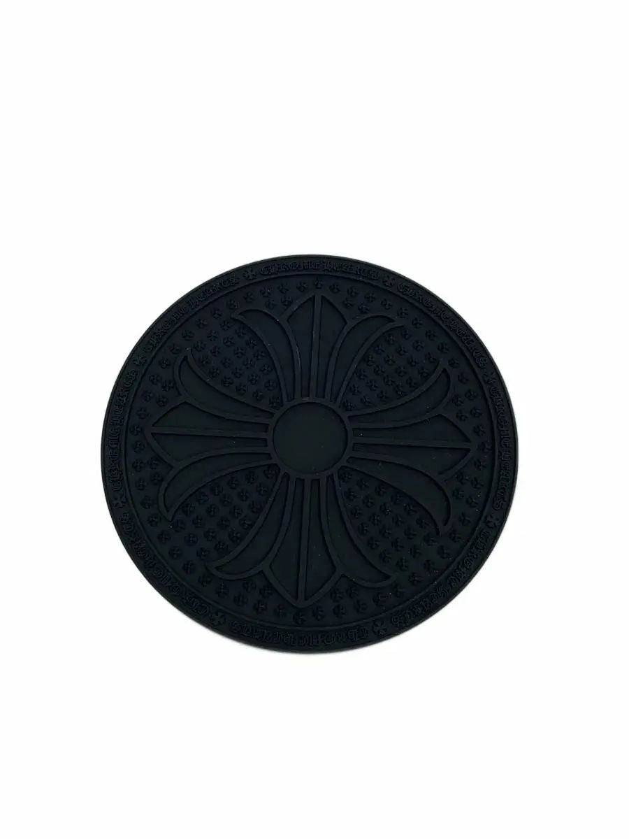 Chrome Hearts Cross Logo Black Rubber Mat