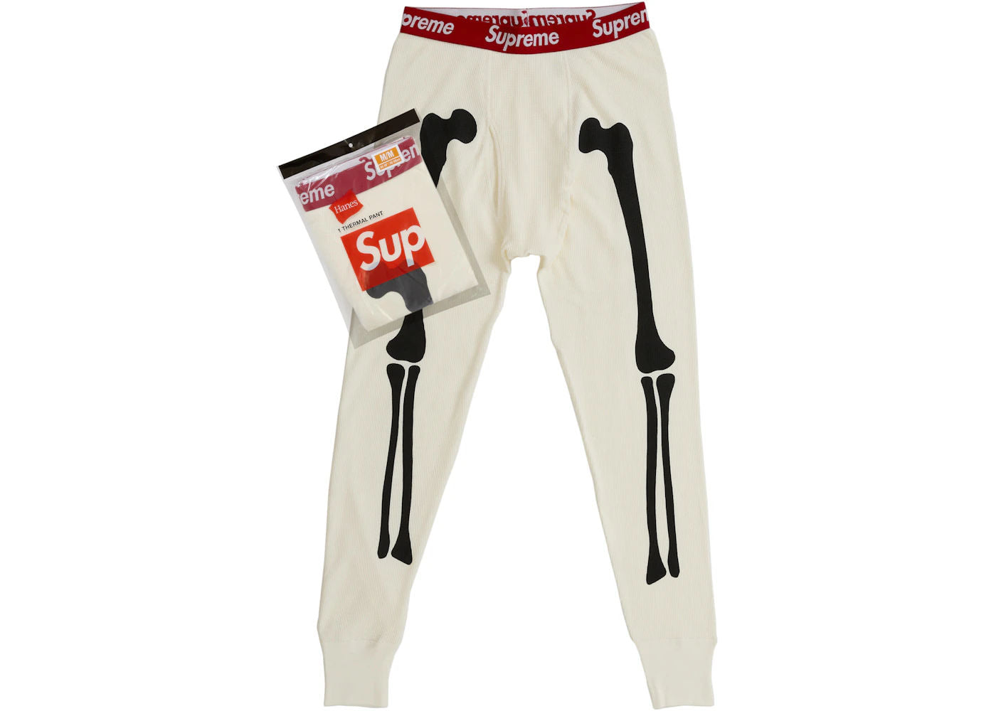 Supreme Hanes Bones Thermal Pant FW25 (1 Pack) White