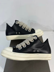 Rick Owens Ramone Jumbo laced Low Sneakers Black - Pre-Owned Size 7.5
