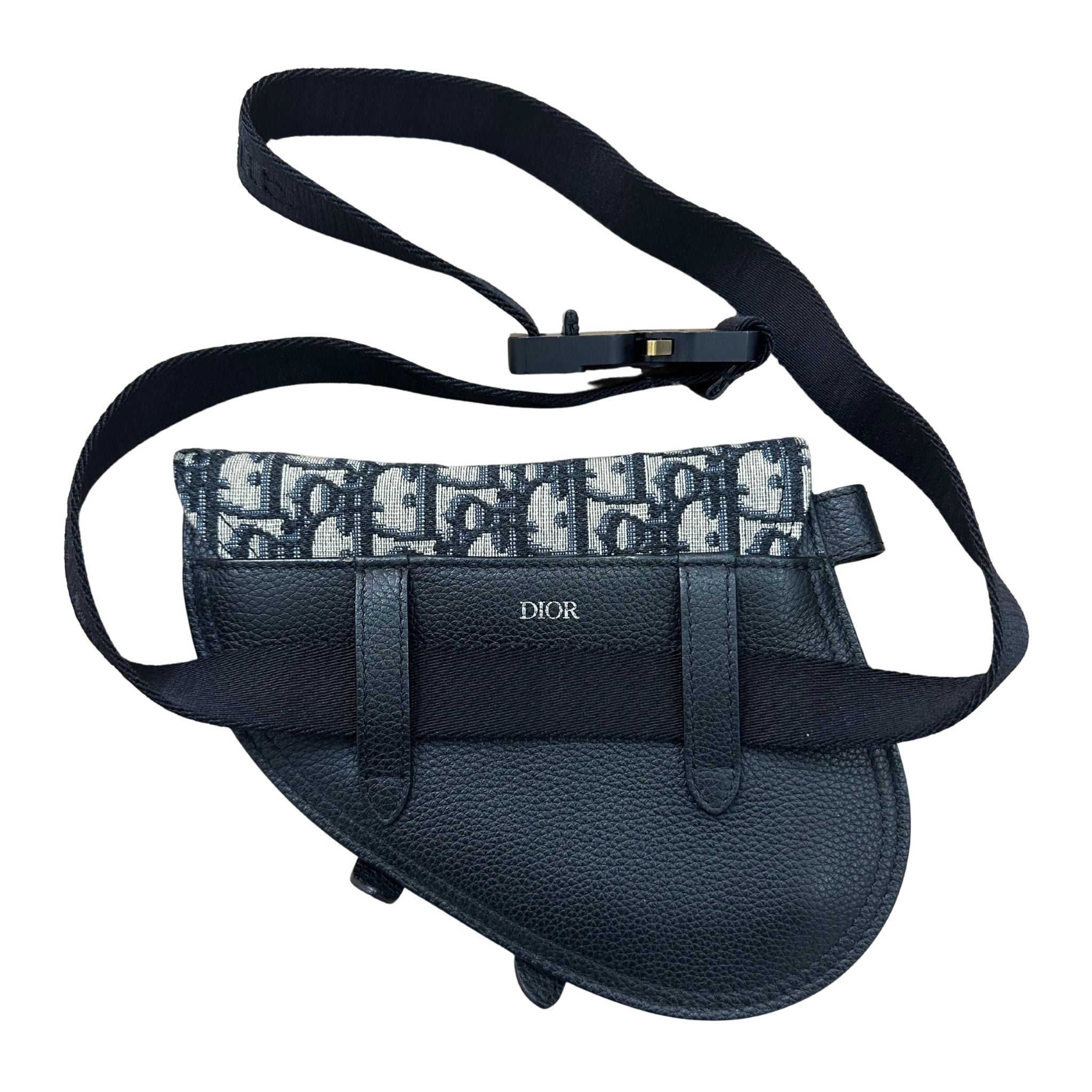 Dior Monogram Oblique Mini Saddle Belt Bag (Lightly Used) - Pre-Owned