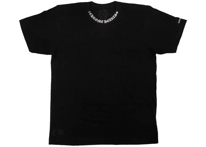 Chrome Hearts Neck Logo T-Shirt Black