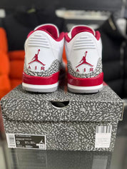 Jordan 3 Retro Cardinal Red - Pre-Owned Size 9