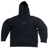 Supreme Compact Logo Hooded Sweatshirt Black - Pre-Owned Size S