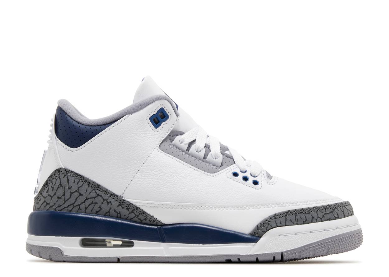 Jordan 3 Retro Midnight Navy (GS)