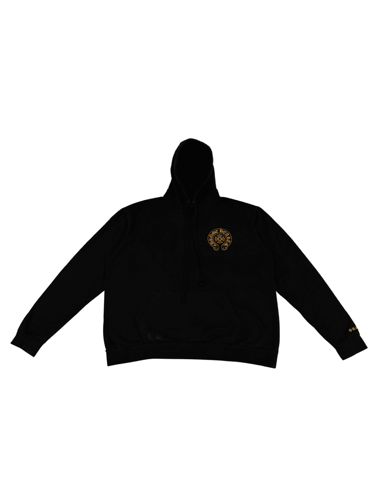 Chrome Hearts Online Exclusive Hoodie Black/Orange - Lightly Used Size L