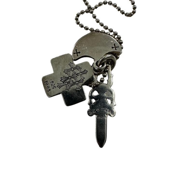 Chrome Hearts Lucky Trinkets w/ Ball Chain Necklace (28 Inches) - Lightly Used