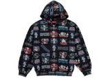 Supreme Flash Zip Up Hooded Sweatshirt Black