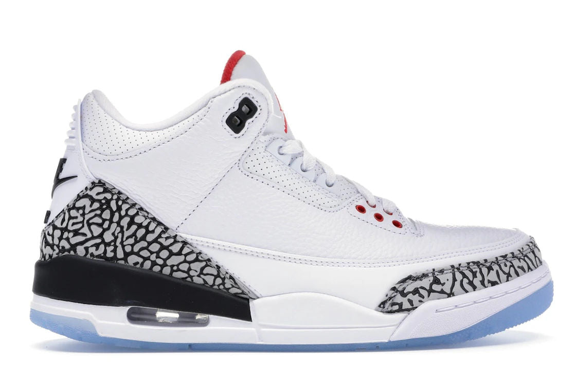 Jordan 3 Retro Free Throw Line White Cement - Pre-Owned Size 8.5 (No original box)