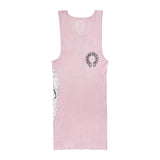 Chrome Hearts x Deadly Doll Rib Art Basel Tank Top Pink