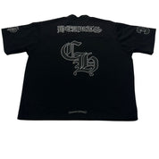 Chrome Hearts Mesh Stadium Football Jersey Black - Lightly Pre-Owned Size L
